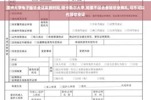 澳洲大学电子版毕业证发放时间,纽卡斯尔大学,如果不回去参加毕业典礼,可不可以代领毕业证