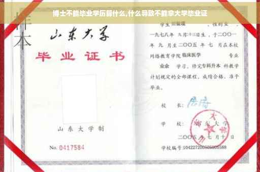 博士不能毕业学历算什么,什么导致不能拿大学毕业证 博士不能毕业学历算什么,什么导致不能拿大学毕业证