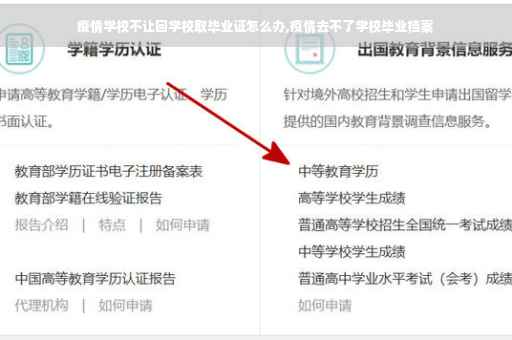 疫情学校不让回学校取毕业证怎么办,疫情去不了学校毕业档案