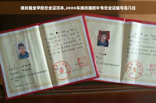 潍坊商业学校毕业证范本,2000年潍坊商校中专毕业证编号是几位