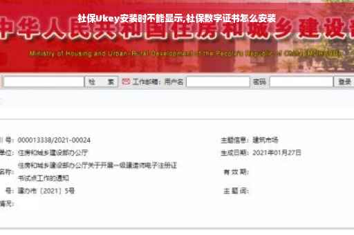 社保Ukey安装时不能显示,社保数字证书怎么安装