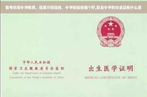 我考的是中学教师，结果分到技校，中学和技校哪个好,职业中学的毕业证有什么用