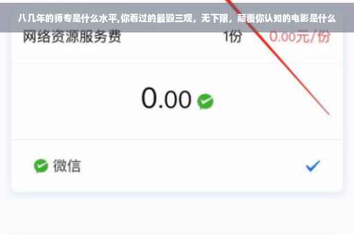 八几年的师专是什么水平,你看过的最毁三观，无下限，颠覆你认知的电影是什么