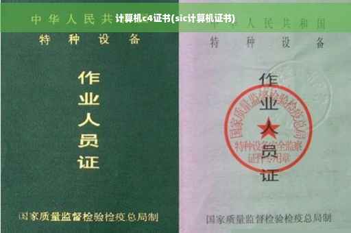计算机c4证书(sic计算机证书)