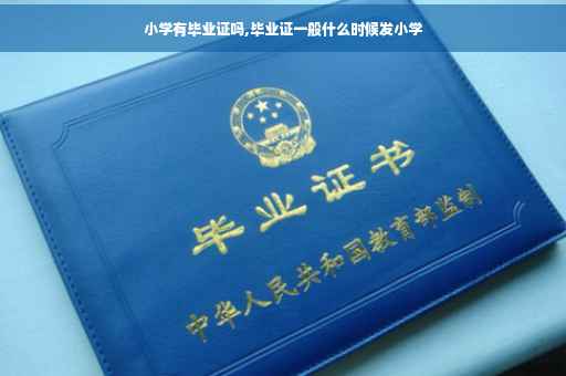 小学有毕业证吗,毕业证一般什么时候发小学