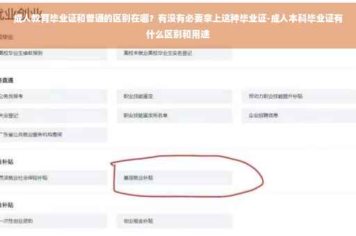 成人教育毕业证和普通的区别在哪？有没有必要拿上这种毕业证-成人本科毕业证有什么区别和用途