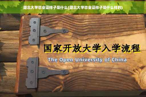 湖北大学毕业证样子是什么(湖北大学毕业证样子是什么样的) 湖北大学毕业证样子是什么(湖北大学毕业证样子是什么样的)