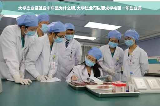 大学毕业证晚发半年是为什么呢,大学毕业可以要求学校晚一年毕业吗
