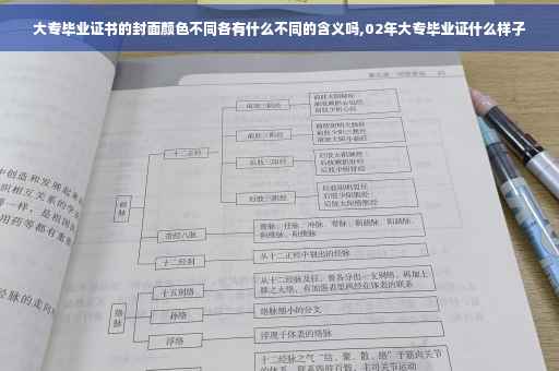 大专毕业证书的封面颜色不同各有什么不同的含义吗,02年大专毕业证什么样子