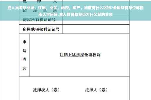 成人高考毕业证，注明，业余，函授，脱产。到底有什么区别?全国所有单位都能承认学历吗,成人教育毕业证为什么写的业余