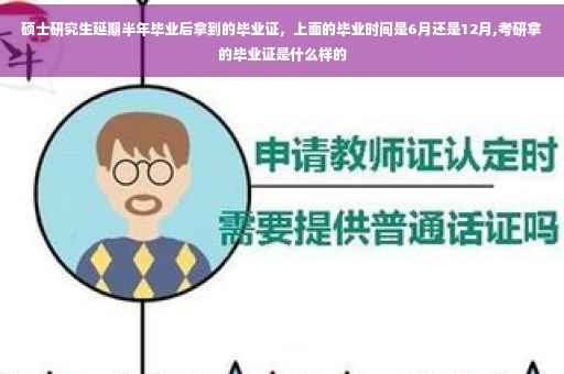 硕士研究生延期半年毕业后拿到的毕业证，上面的毕业时间是6月还是12月,考研拿的毕业证是什么样的