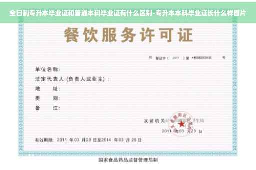 全日制专升本毕业证和普通本科毕业证有什么区别-专升本本科毕业证长什么样图片