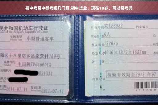 初中考高中都考哪几门啊,初中毕业，现在18岁，可以高考吗