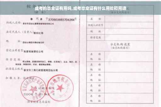 成考的毕业证有用吗,成考毕业证有什么用处和用途