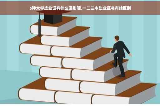 5种大学毕业证有什么区别呢,一二三本毕业证书有啥区别