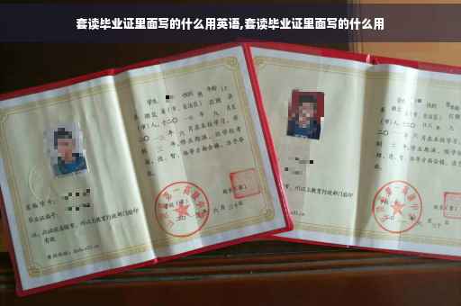 套读毕业证里面写的什么用英语,套读毕业证里面写的什么用