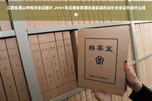 江西省西山学校毕业证图片,2001年云南省昭通市彝良县的高中毕业证书是什么样的