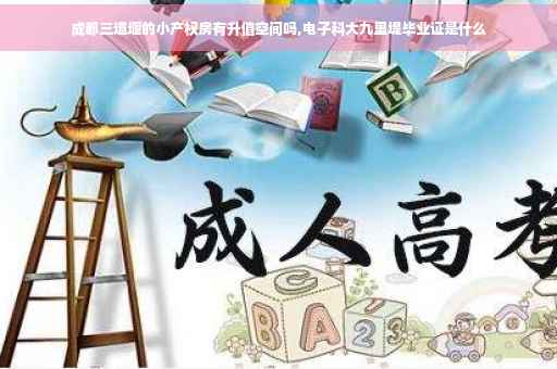 成都三道堰的小产权房有升值空间吗,电子科大九里堤毕业证是什么