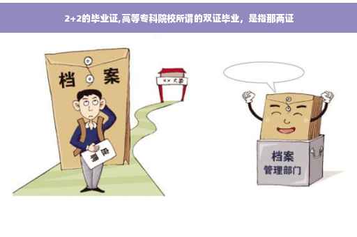 2+2的毕业证,高等专科院校所谓的双证毕业，是指那两证