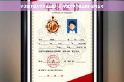 宁波诺丁汉大学毕业证是什么-宁波大学毕业证长什么样图片