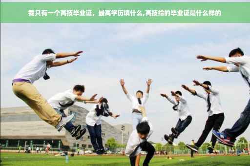我只有一个高技毕业证，最高学历填什么,高技给的毕业证是什么样的