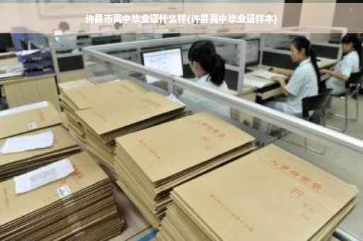 许昌市高中毕业证什么样(许昌高中毕业证样本)