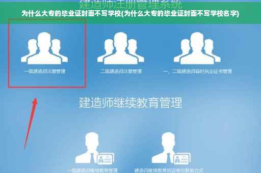 为什么大专的毕业证封面不写学校(为什么大专的毕业证封面不写学校名字)