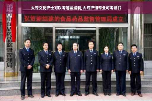 大专文凭护士可以考哪些编制,大专护理专业可考证书