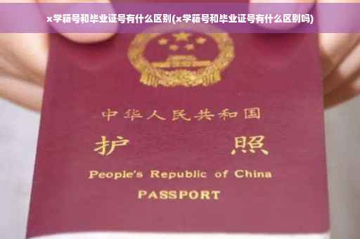 x学籍号和毕业证号有什么区别(x学籍号和毕业证号有什么区别吗)
