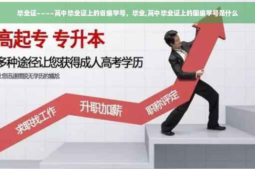 毕业证~~~~高中毕业证上的省编学号，毕业,高中毕业证上的国编学号是什么