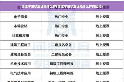 康达学院毕业证是什么样(康达学院毕业证是什么样的图片)