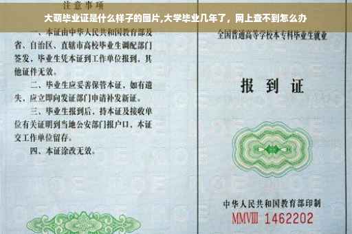 大萌毕业证是什么样子的图片,大学毕业几年了，网上查不到怎么办