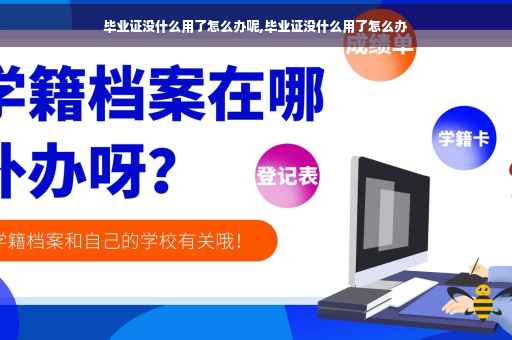 毕业证没什么用了怎么办呢,毕业证没什么用了怎么办