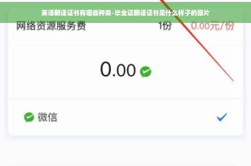 英语翻译证书有哪些种类-毕业证翻译证书是什么样子的图片