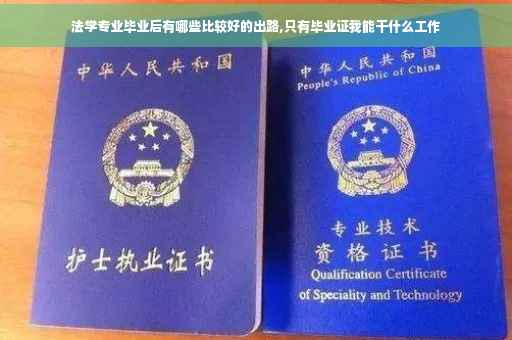 法学专业毕业后有哪些比较好的出路,只有毕业证我能干什么工作