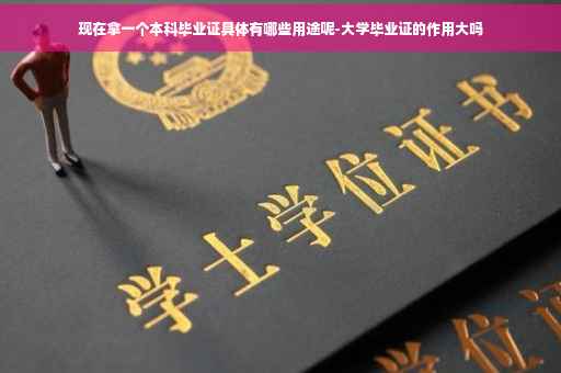 现在拿一个本科毕业证具体有哪些用途呢-大学毕业证的作用大吗
