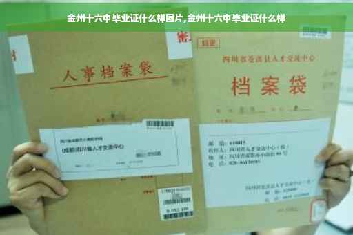 金州十六中毕业证什么样图片,金州十六中毕业证什么样