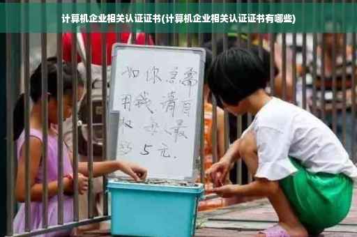 计算机企业相关认证证书(计算机企业相关认证证书有哪些)