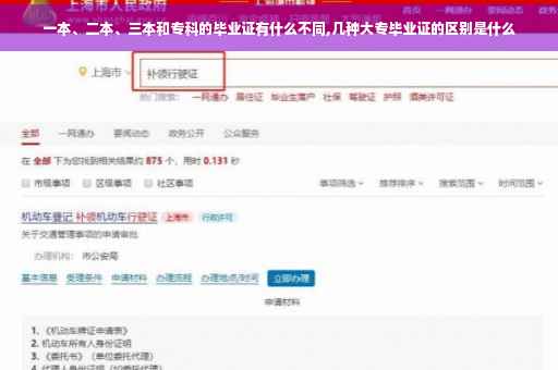 一本、二本、三本和专科的毕业证有什么不同,几种大专毕业证的区别是什么