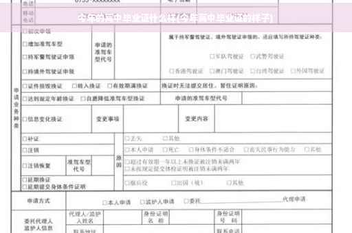 今年的高中毕业证什么样(今年高中毕业证的样子)