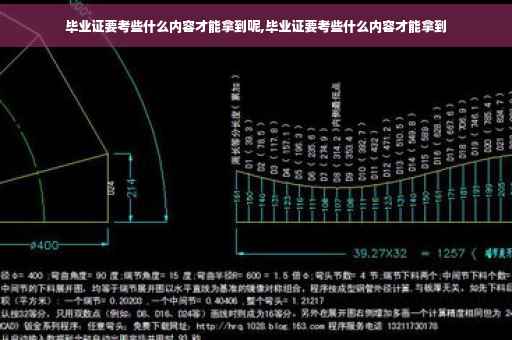 毕业证要考些什么内容才能拿到呢,毕业证要考些什么内容才能拿到
