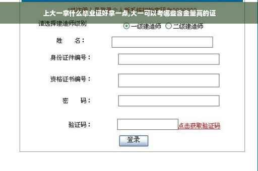 上大一拿什么毕业证好拿一点,大一可以考哪些含金量高的证 上大一拿什么毕业证好拿一点,大一可以考哪些含金量高的证