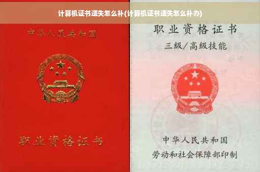 计算机证书遗失怎么补(计算机证书遗失怎么补办)