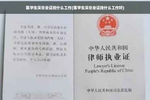 医学生没毕业证找什么工作(医学生没毕业证找什么工作好)