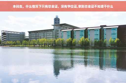 本科生，什么情况下只有毕业证，没有学位证,拿到毕业证不知道干什么