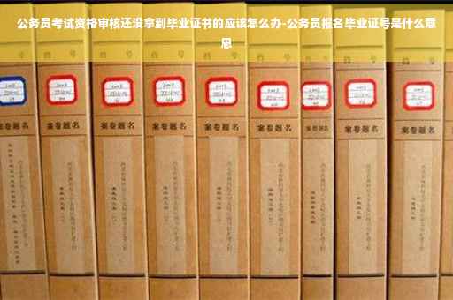 公务员考试资格审核还没拿到毕业证书的应该怎么办-公务员报名毕业证号是什么意思 公务员考试资格审核还没拿到毕业证书的应该怎么办-公务员报名毕业证号是什么意思