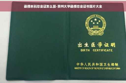 函授本科毕业证怎么算-贵州大学函授毕业证书图片大全