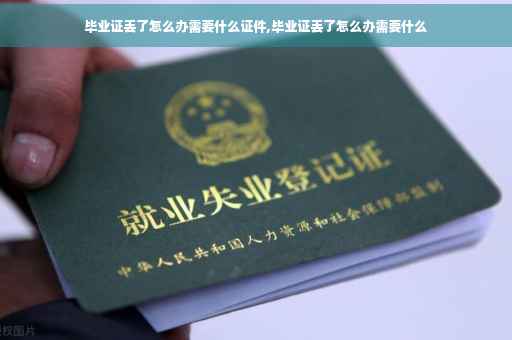 毕业证丢了怎么办需要什么证件,毕业证丢了怎么办需要什么