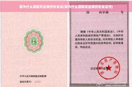 因为什么原因无法提供毕业证(因为什么原因无法提供毕业证书)