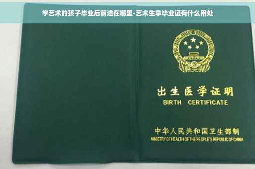 学艺术的孩子毕业后前途在哪里-艺术生拿毕业证有什么用处